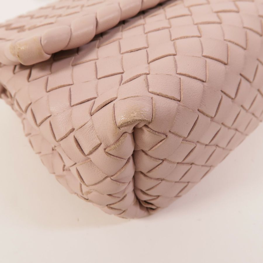 BOTTEGA VENETA 羊皮皮革Olimpia Bag鏈帶肩背袋-10