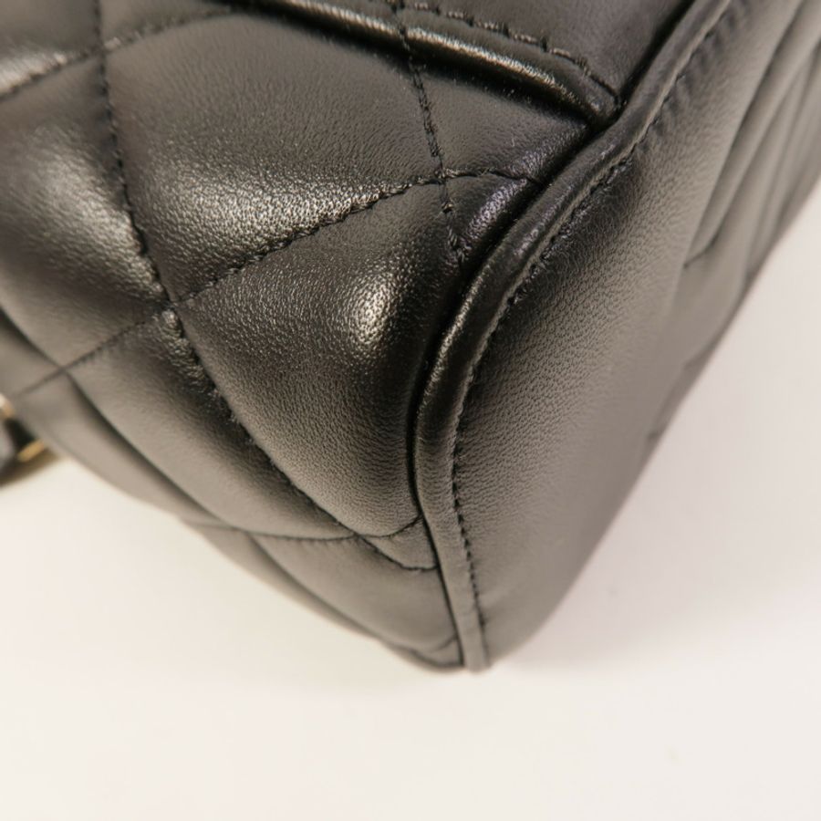 CHANEL 羊皮皮革Top Handle Vanity Case手挽肩背兩用袋-13
