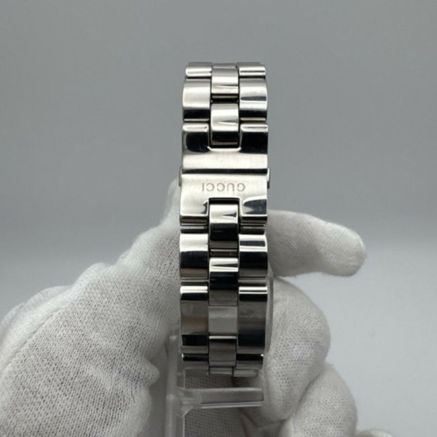 GUCCI Gucci 2305L 黑色銀色不鏽鋼女士腕錶-2