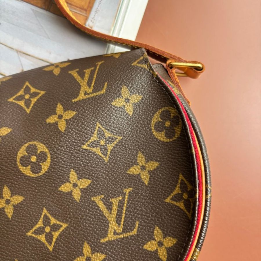 ::LOUIS VUITTON:: LV M51179 經典花紋半圓鈴鼓包 斜背包 小馬鞍包 vinyage 超可愛-2