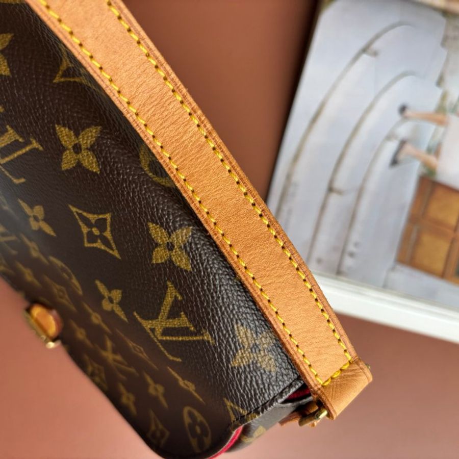 ::LOUIS VUITTON:: LV M51179 經典花紋半圓鈴鼓包 斜背包 小馬鞍包 vinyage 超可愛-32