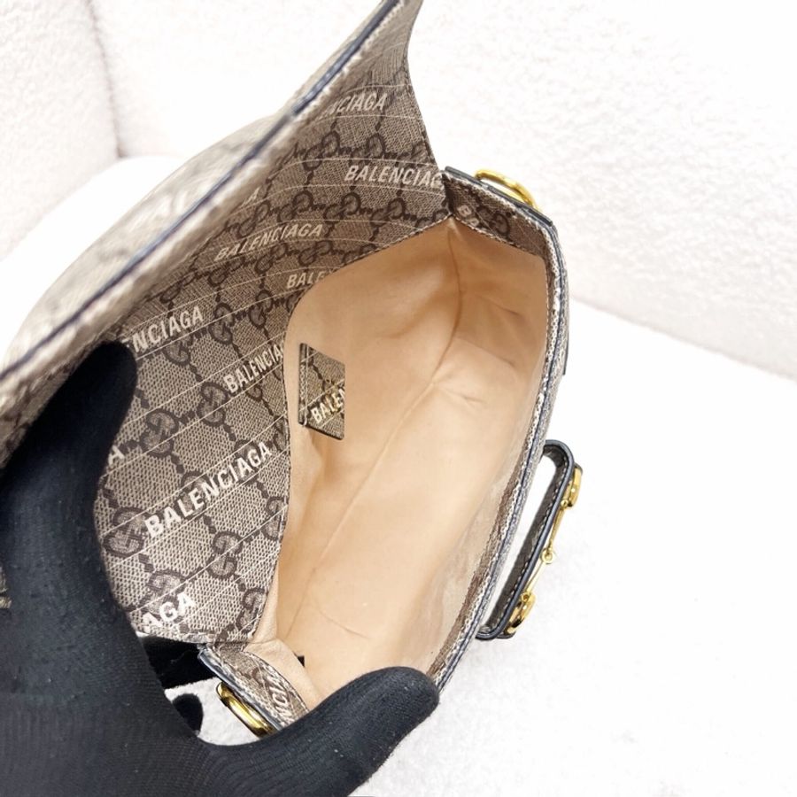 Gucci x Balenciaga Horsebit 1955 Bag-6