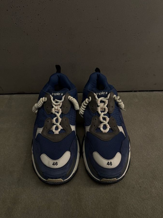 二手藍色Balenciaga Triple S-0