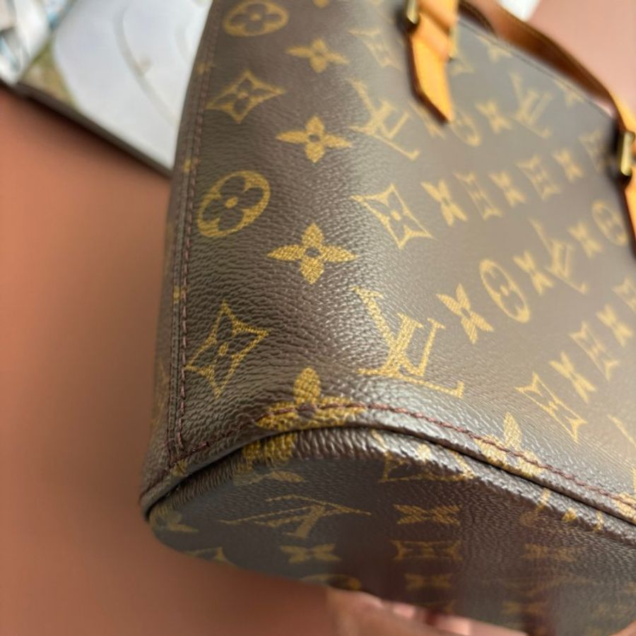 小號薇薇安停產 ::LOUIS VUITTON:: LV M51172 VAVIN PM  經典花紋 薇薇安 便當包 手提包-10