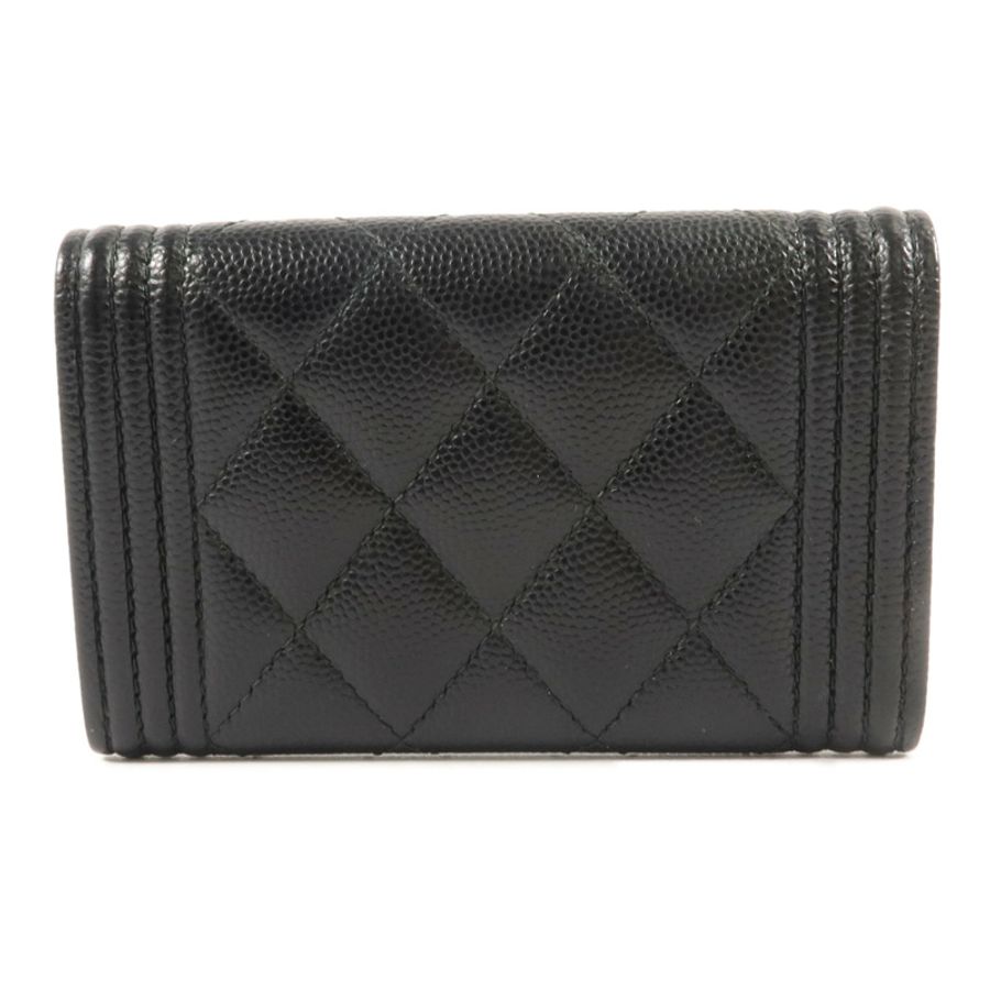 CHANEL 牛皮皮革Boy Card Case卡片套-1