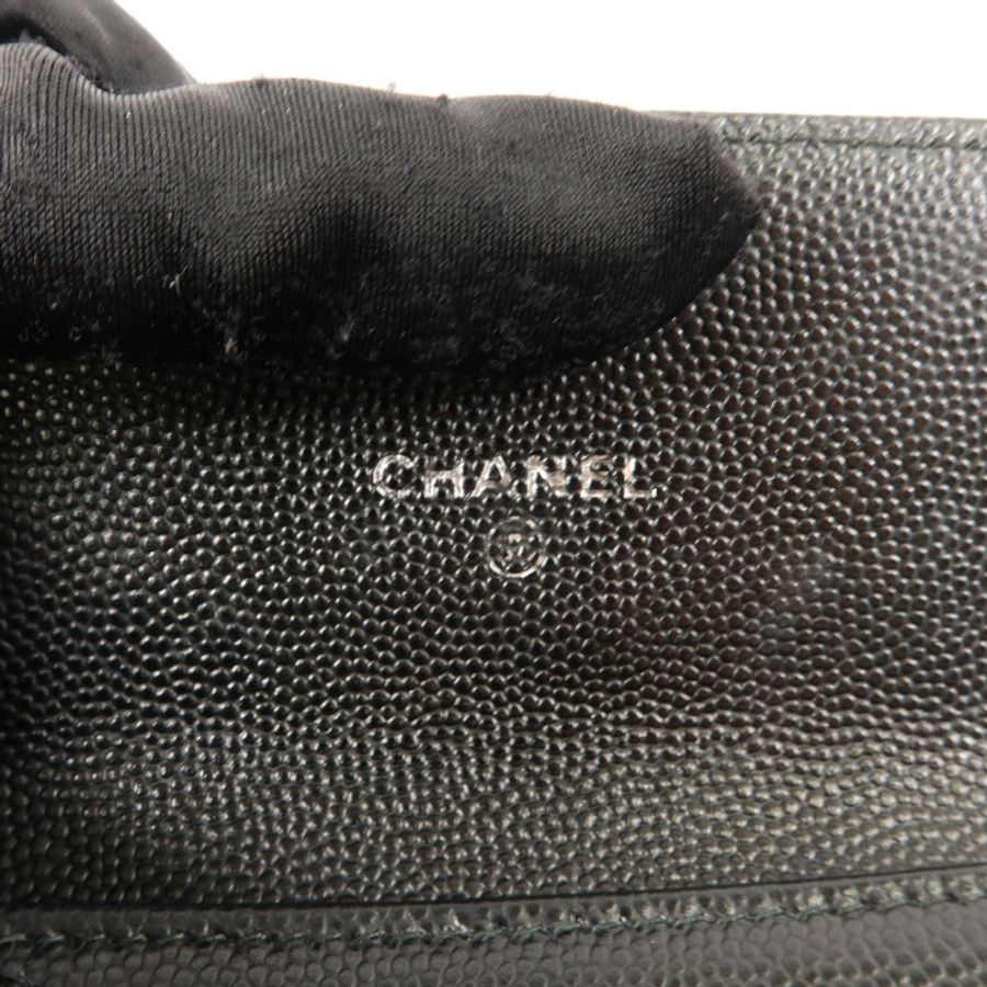 CHANEL 牛皮皮革Boy Card Case卡片套-5
