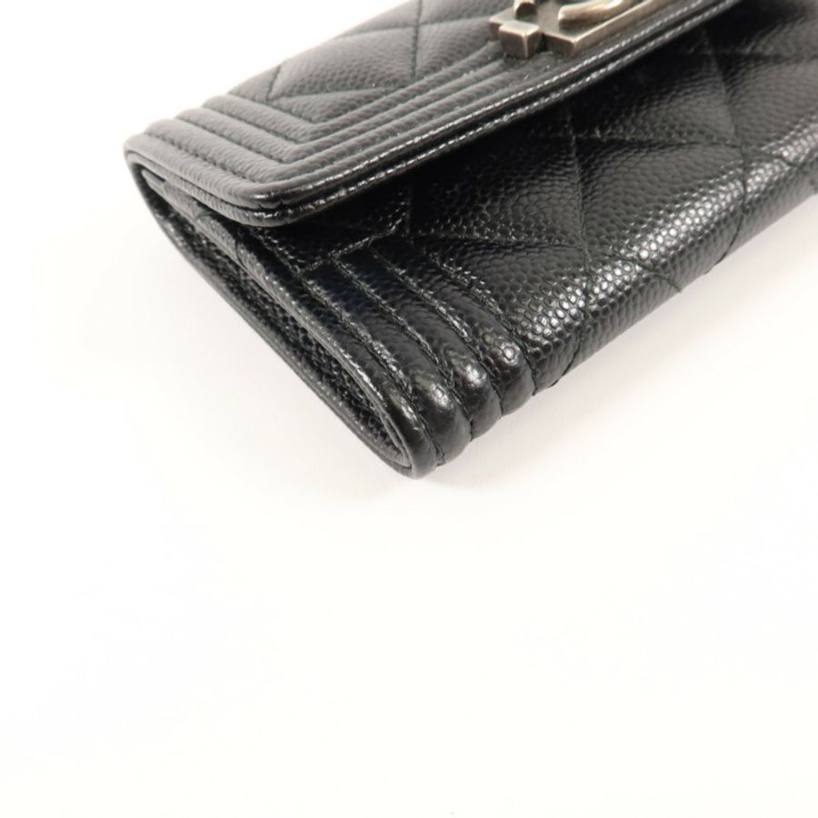 CHANEL 牛皮皮革Boy Card Case卡片套-11