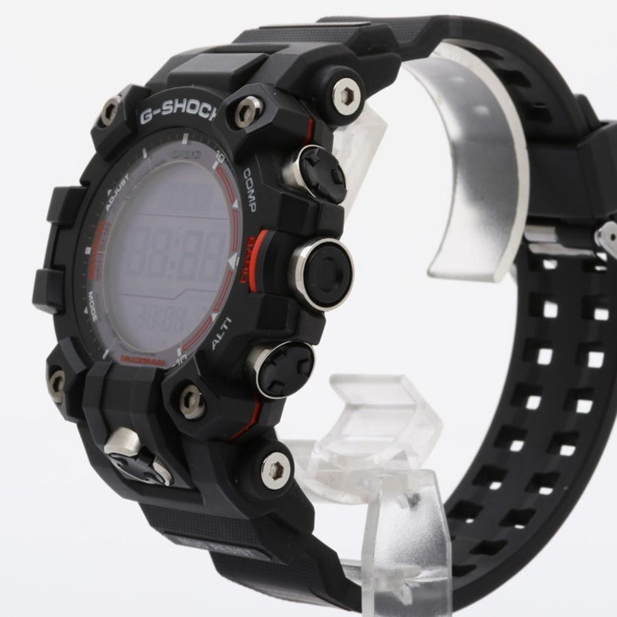 卡西歐 G-SHOCK Master of G - LAND MUDMAN GW-9500-1JF 黑色樹脂 x 不銹鋼男士太陽能電波手錶-1