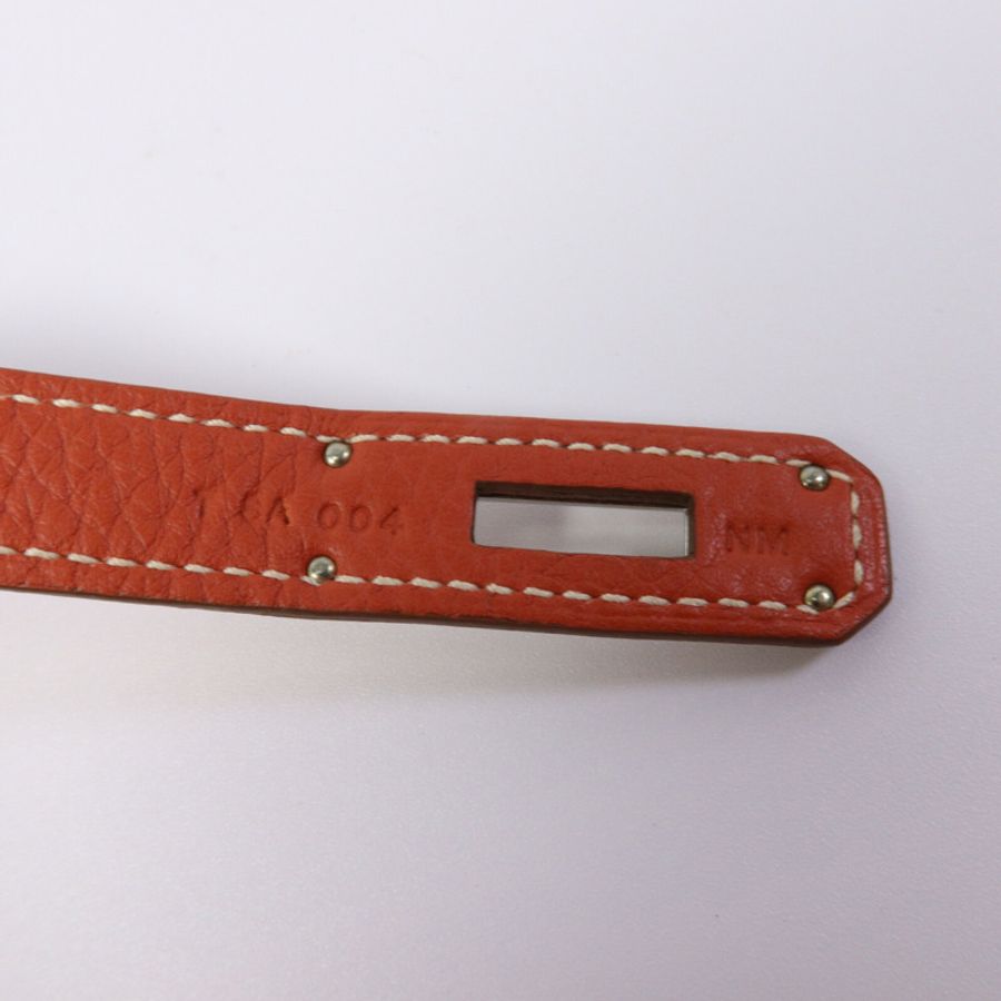HERMES Clemence皮革Jypsiere 28肩背袋Sanguine/Rose Jaipur-6