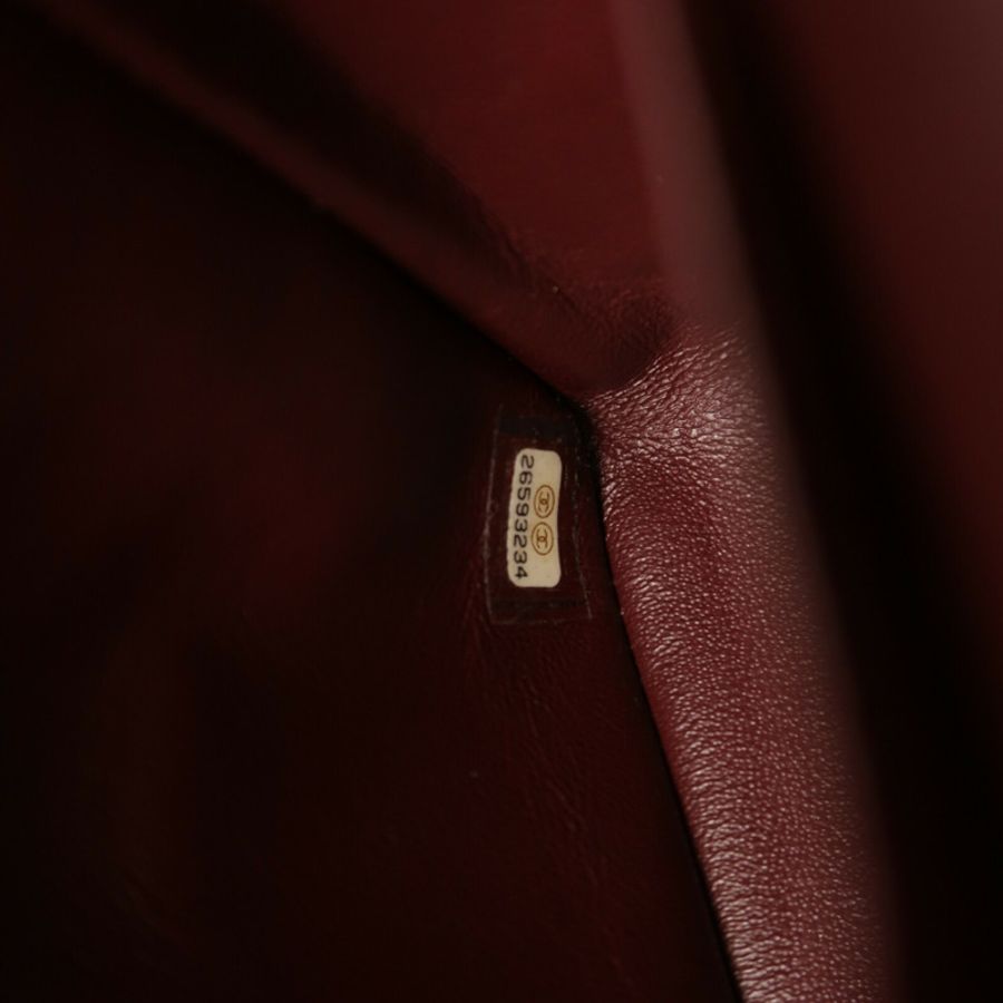 CHANEL 牛皮皮革Classic 25 Chevron鏈帶肩背袋-7