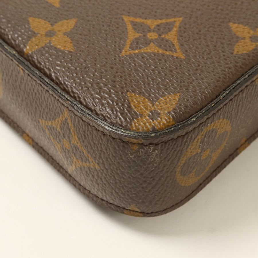 LOUIS VUITTON Monogram Pochette Felicie鏈帶肩背袋-13
