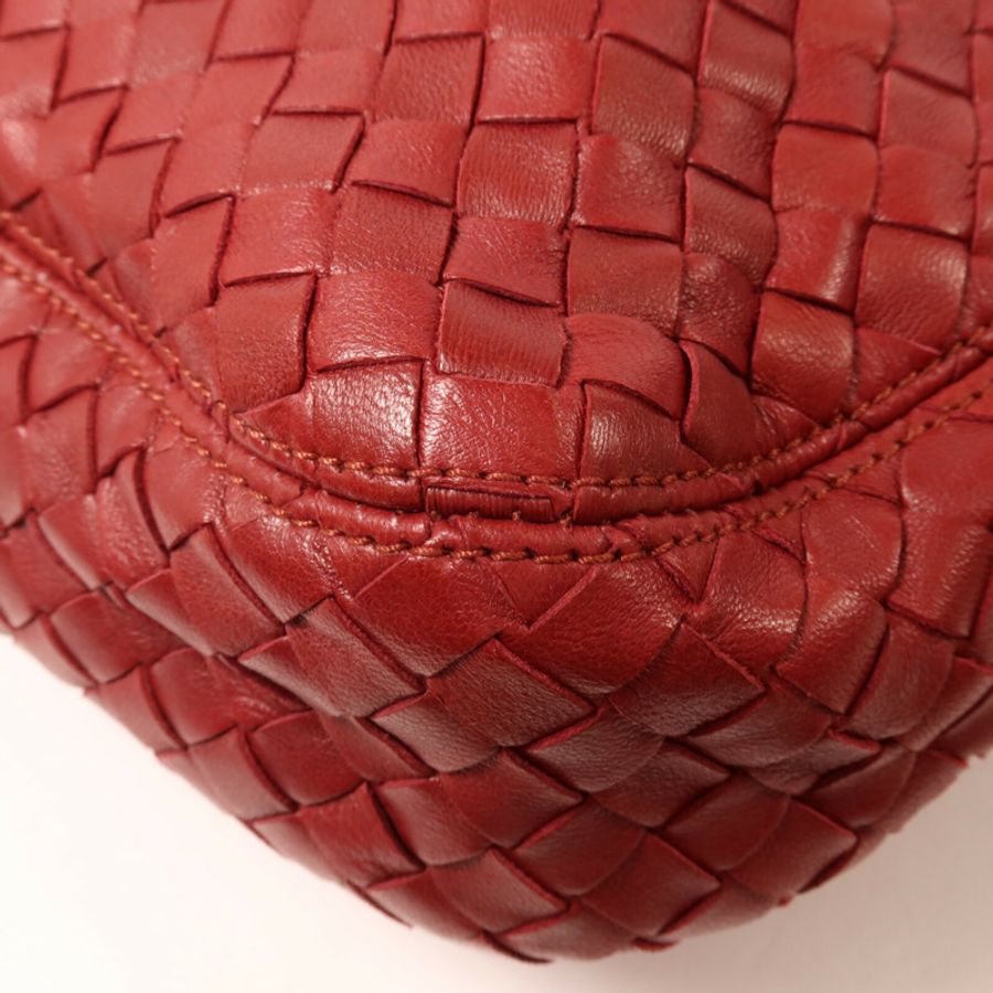 BOTTEGA VENETA 羊皮皮革Intrecciato Hobo Bag肩背袋-14