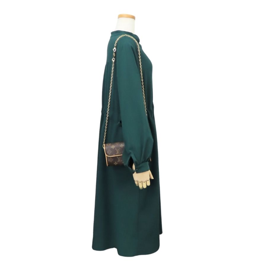 路易威登 Pochette Camille M13566 Monogram 棕色女士單背包-22