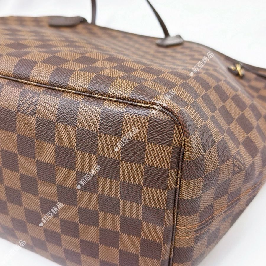 莉亞精品♡  LV N40597 棋盤格Neverfull GM 二手美品-9