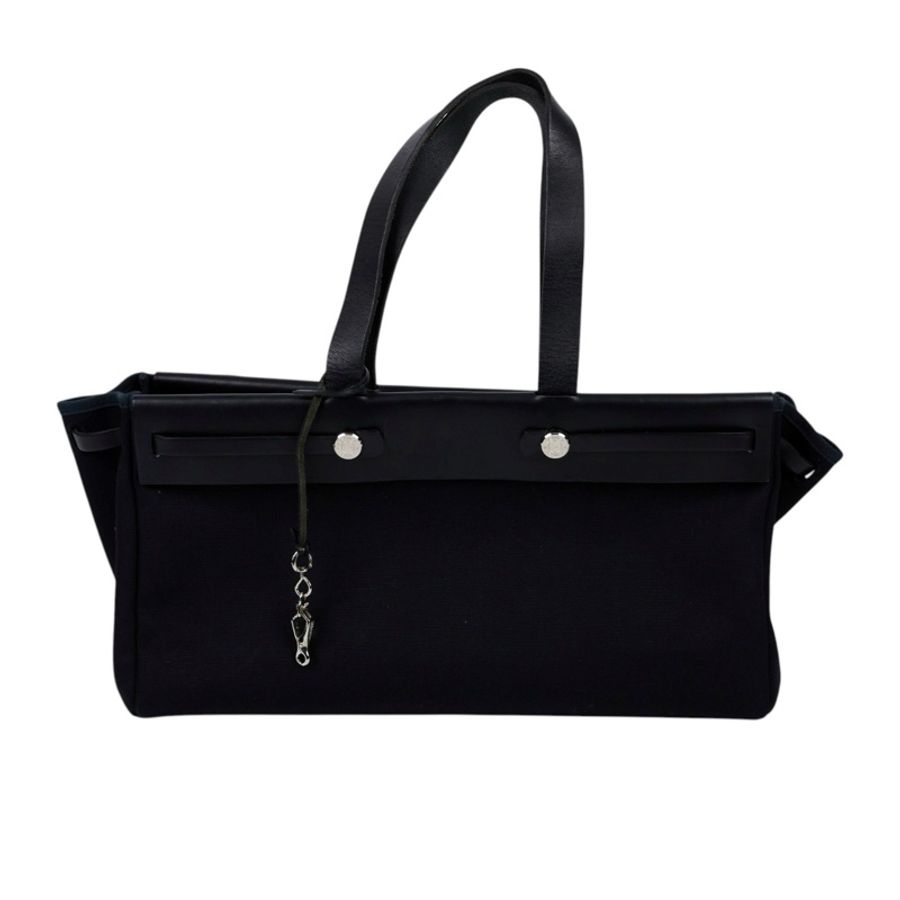 愛馬仕 Hermes Herbag Cabas MM HERCMM G刻 黑Herbag Cabas MM-0