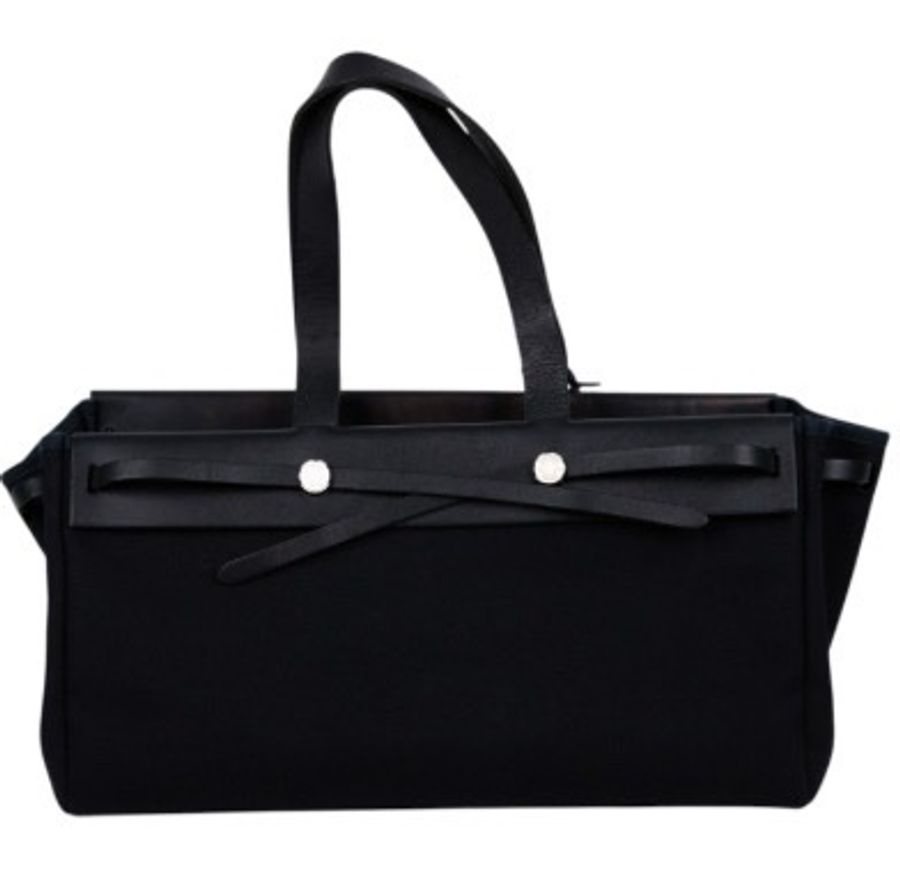 愛馬仕 Hermes Herbag Cabas MM HERCMM G刻 黑Herbag Cabas MM-6