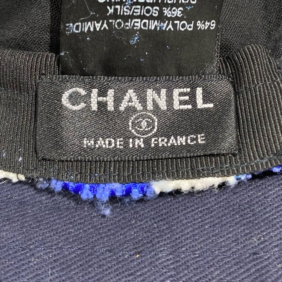Chanel 香奈兒 機場系列 塗鴉格子 三角標 棒球帽 鴨舌帽-3