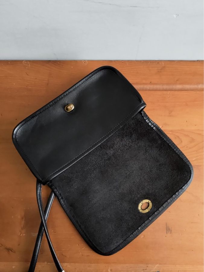 美製老品 #COACH 黑色小方包 | 美式 | 古典 | 老包 | 老靈魂 | VTG-5