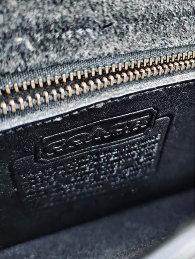 美製老品 #COACH 黑色小方包 | 美式 | 古典 | 老包 | 老靈魂 | VTG-6