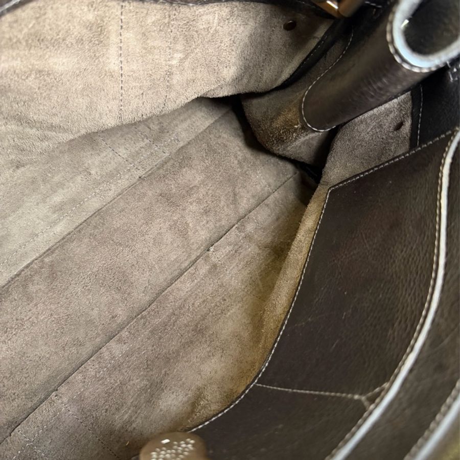 瑪柏莉 貝斯沃特  復古風 啡色皮革 托特包 手提包 腋下包側背包 皮革 中古 英倫風  復古 古董包 mulberry bayswater black shoulder bag-27