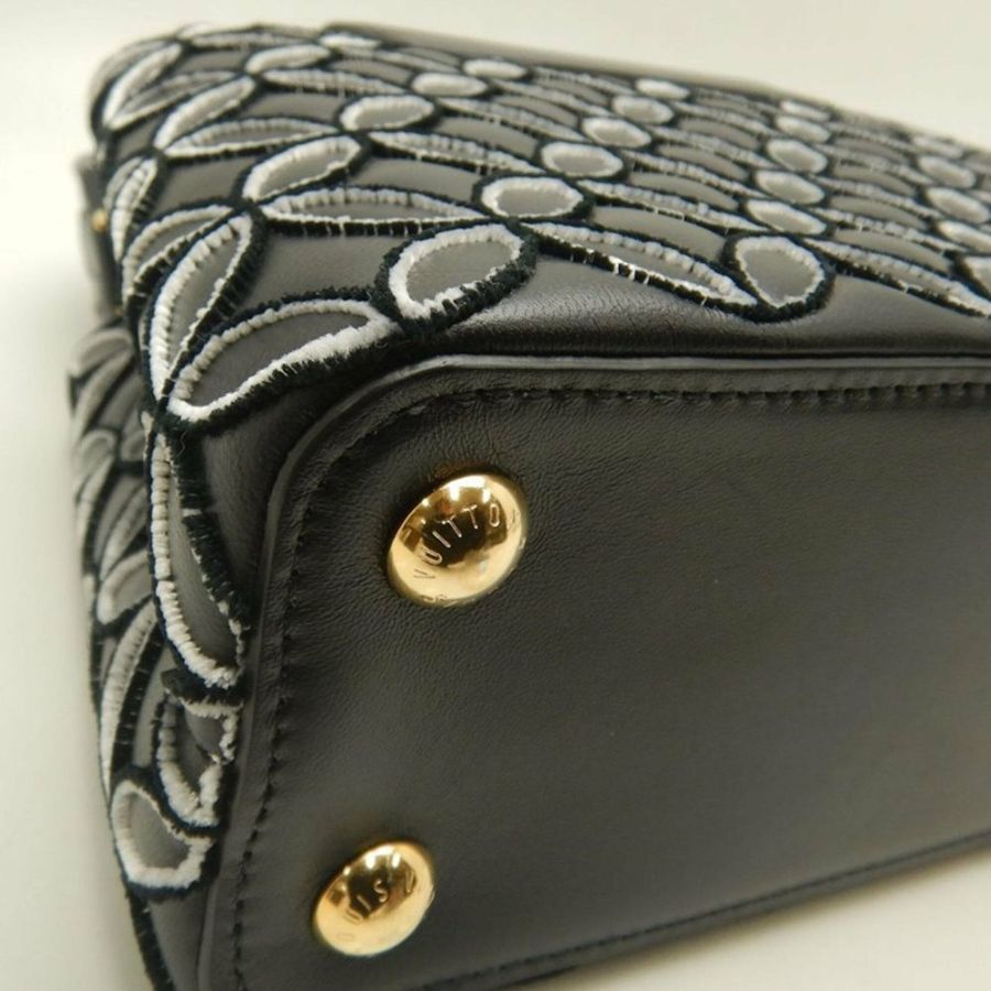 路易威登 (LOUIS VUITTON) 路易威登 Monogram Flower Capucines BB M57188 女士手提包 黑色 /253896-12