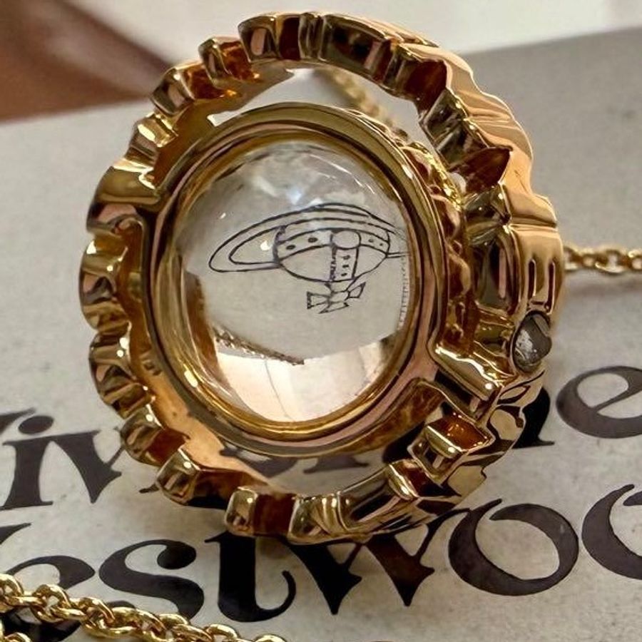 🌷VivienneWestwood 環狀項鍊｜經典花紋✦fufu style 精品✦ 氣質款｜項鍊.字母環狀項鍊-15