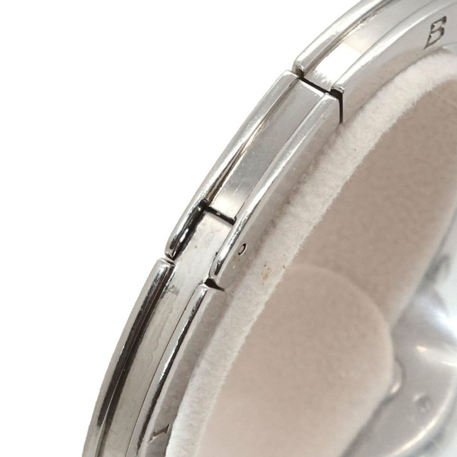 寶格麗 BVLGARI B-Zero1 BZ22S 手鐲式腕錶 鑲鑽女士黑色石英錶-5