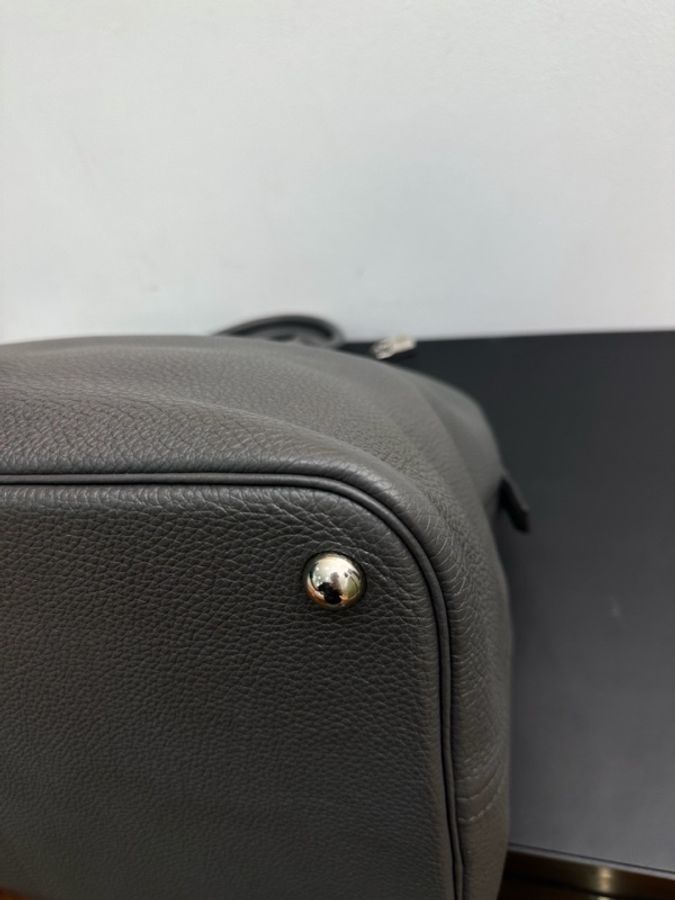 Hermès 愛馬仕Bolide45石墨灰 銀扣 TC皮鎖具-9