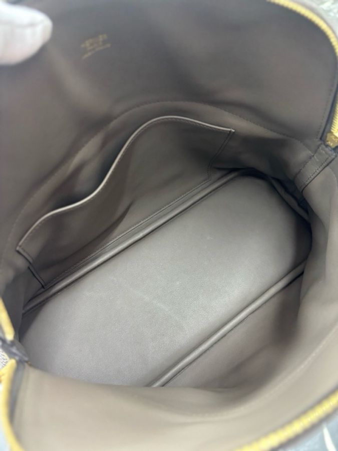 Hermes 8F錫器灰Bolide31 c刻,togo 附件鎖具、肩帶、塵袋。-6