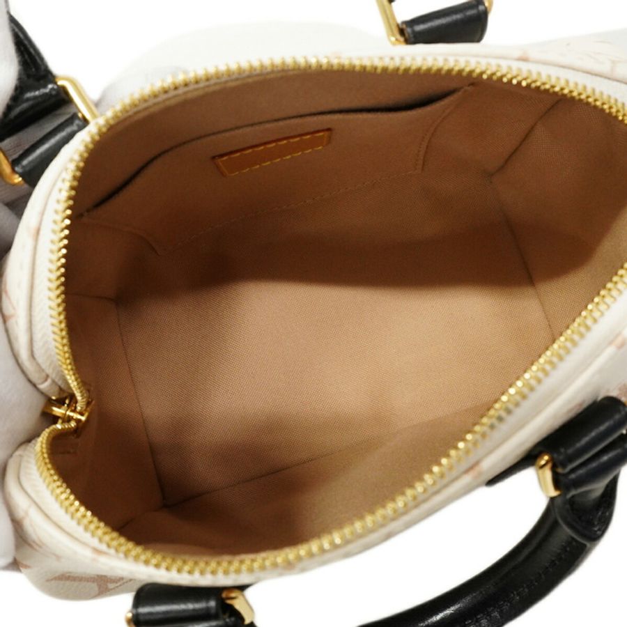 路易威登 Monogram Dune Speedy Bandoulière 20 手提包 M46906 米色黑色兩用包（女士款）-3