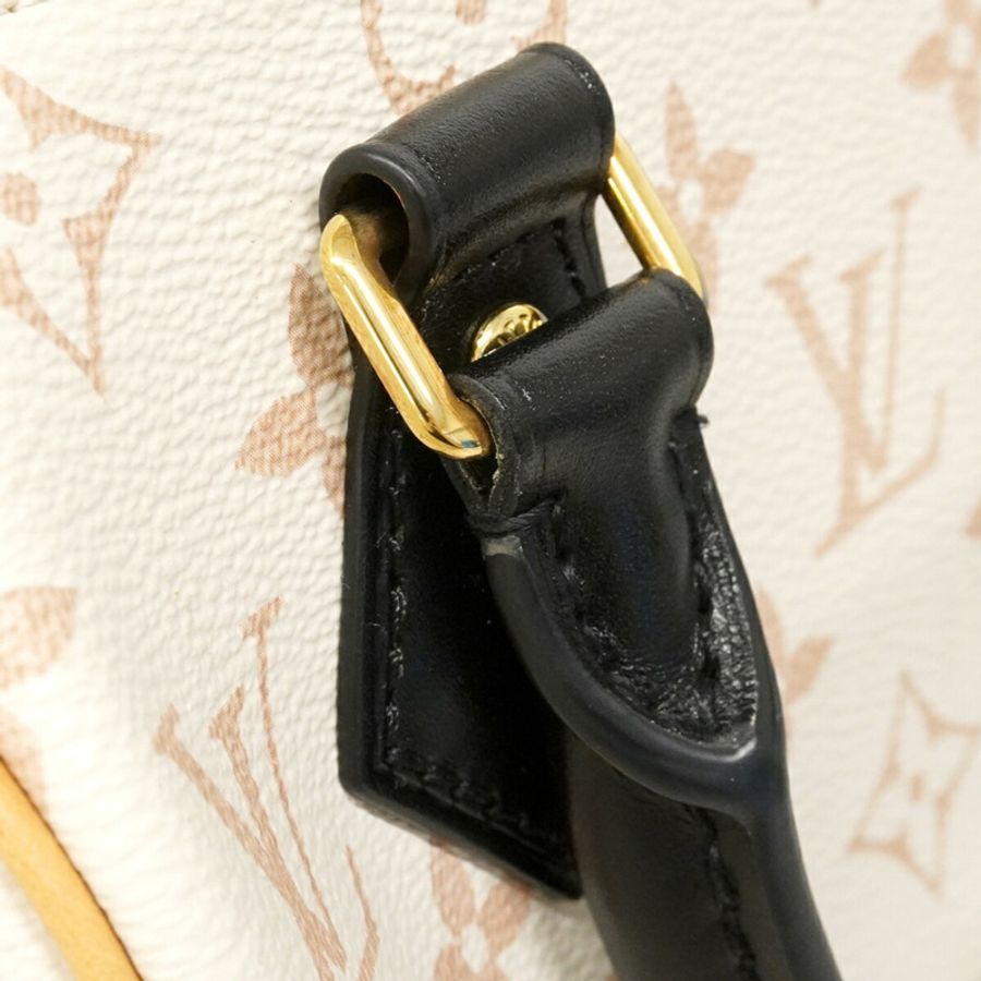 路易威登 Monogram Dune Speedy Bandoulière 20 手提包 M46906 米色黑色兩用包（女士款）-7