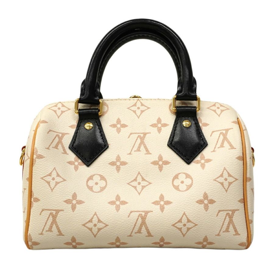 路易威登 Monogram Dune Speedy Bandoulière 20 手提包 M46906 米色黑色兩用包（女士款）-10