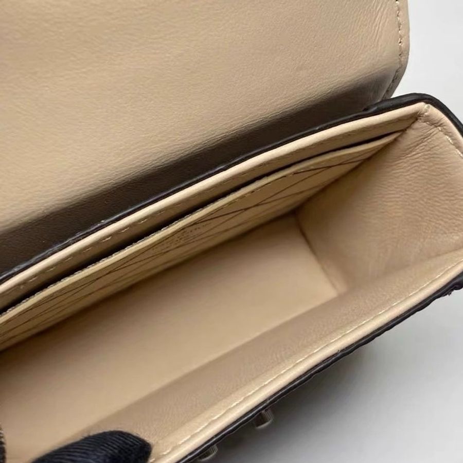 LV  trunk nano 老花mini 限量復古楓葉小盒子 7.5*11*4 98新配件塵袋-7