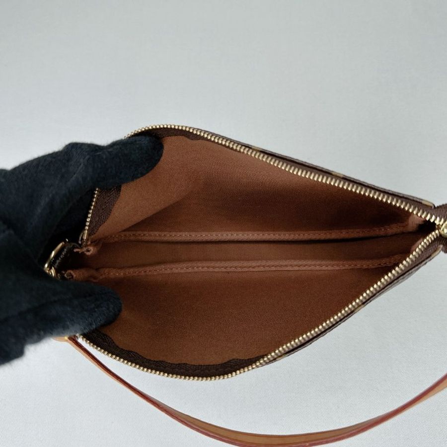 LV Pochette老花大款麻將包-6