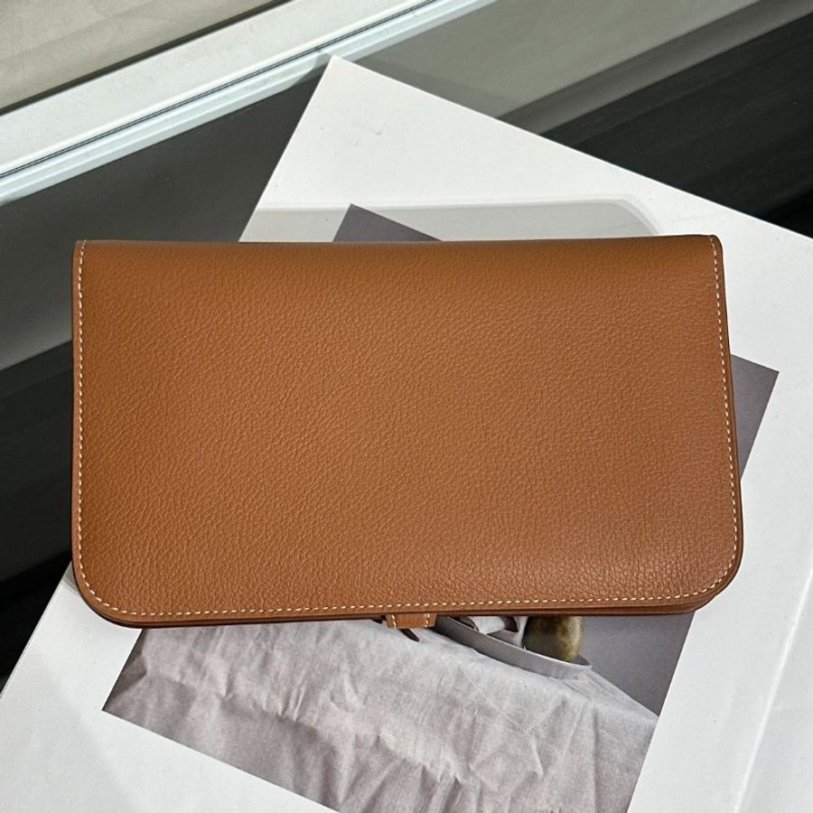 HERMES Rogan Duo長夾 - Gold 37 金棕銀 B-4