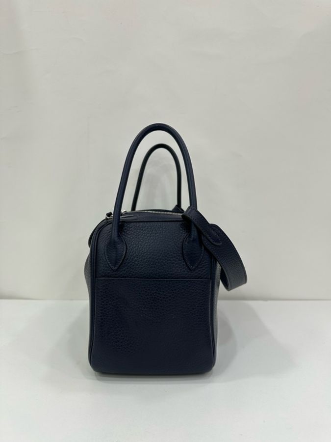 Hermes 愛馬仕 Lindy26 2Z午夜藍銀扣 A刻-4