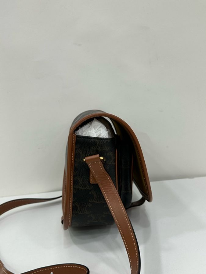 Celine 賽琳 馬鞍包 老花 22年 有購證-3