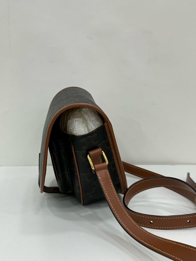 Celine 賽琳 馬鞍包 老花 22年 有購證-4