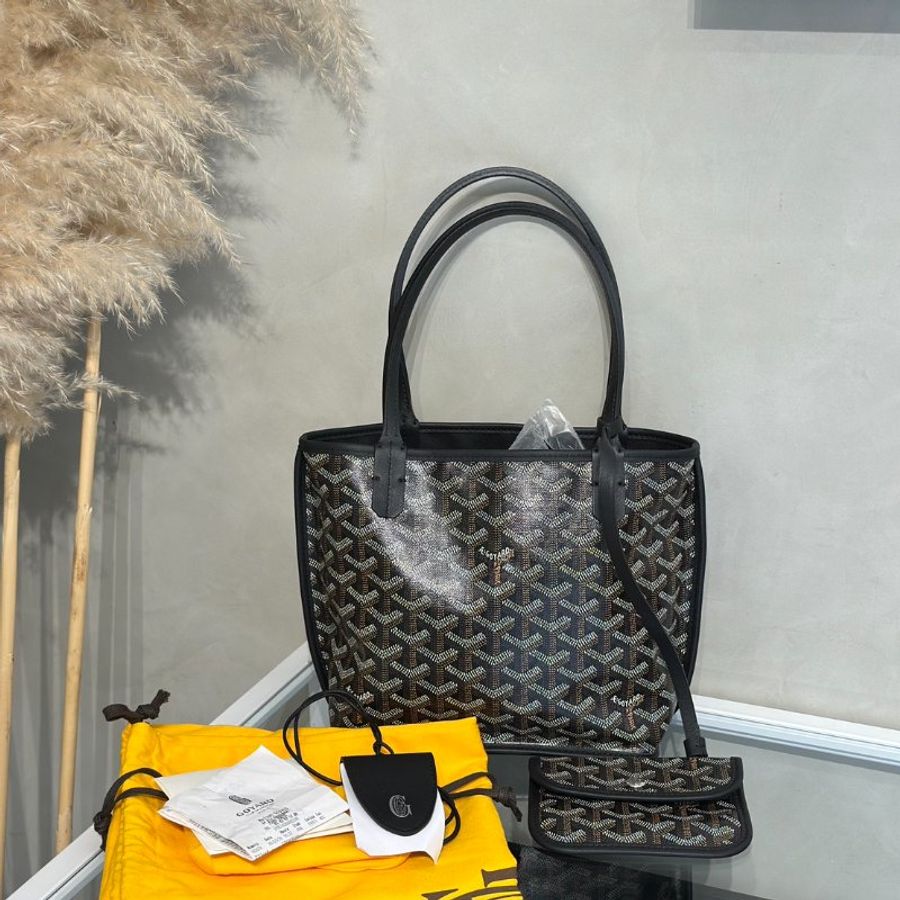 GOYARD 新版Anjou Mini Tote - 黑-13