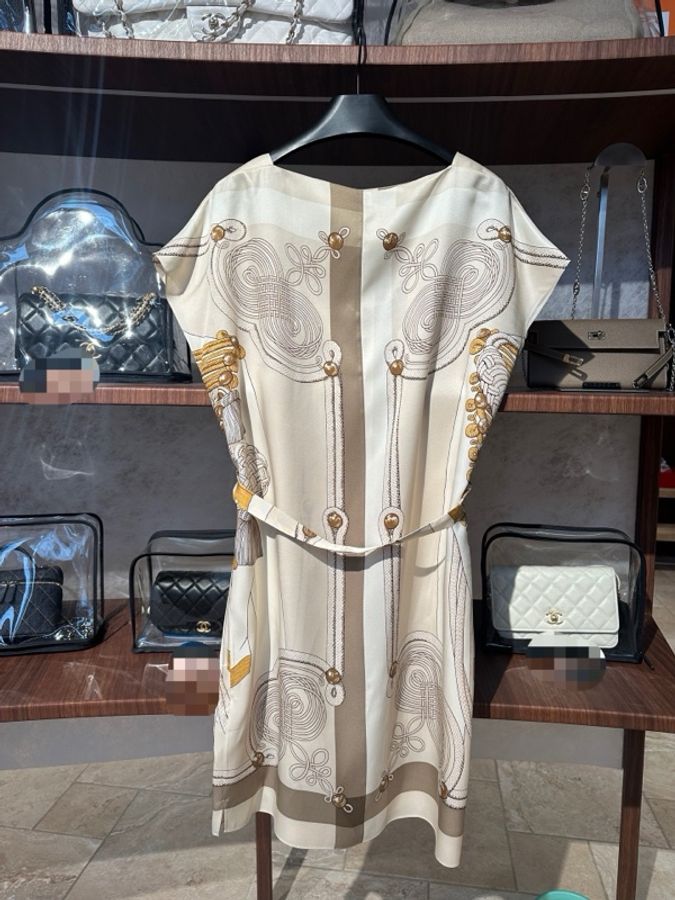 愛馬仕 Hermes  真絲連衣裙 38碼 僅試穿-1