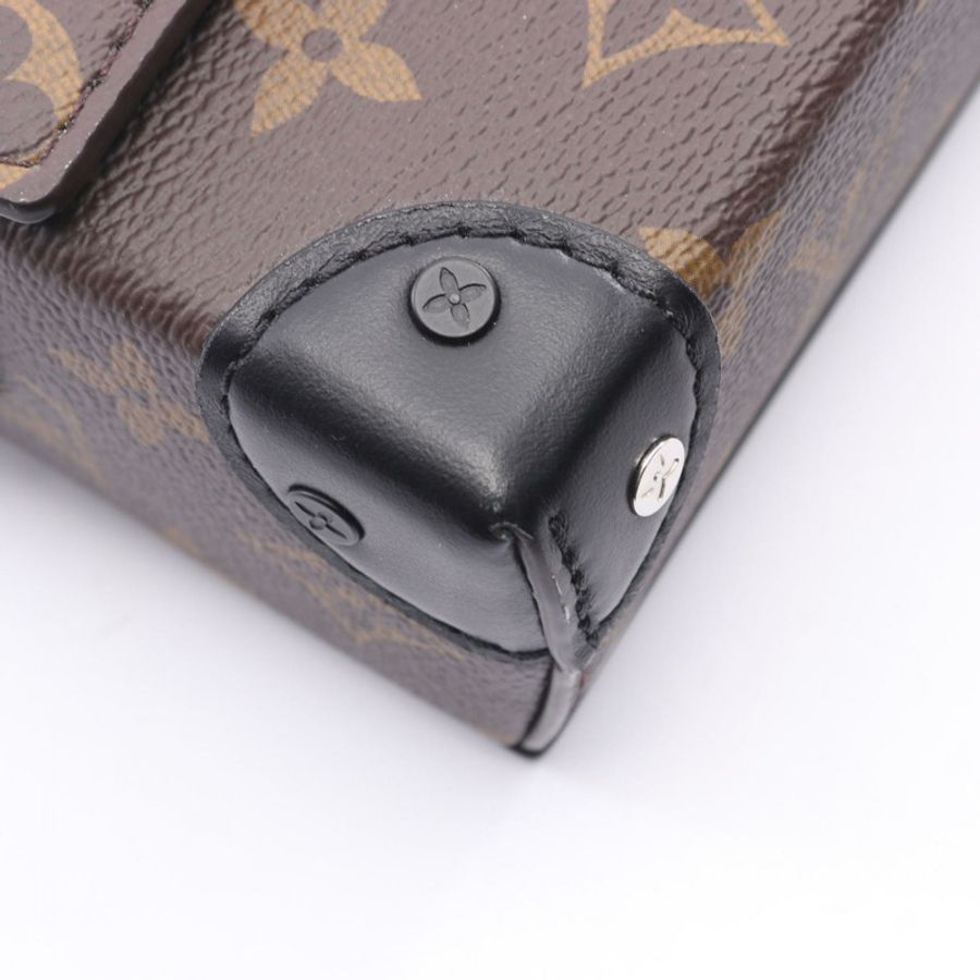 路易威登 Steamer 穿戴式錢包肩包 M83613 Monogram macassar 二手-5