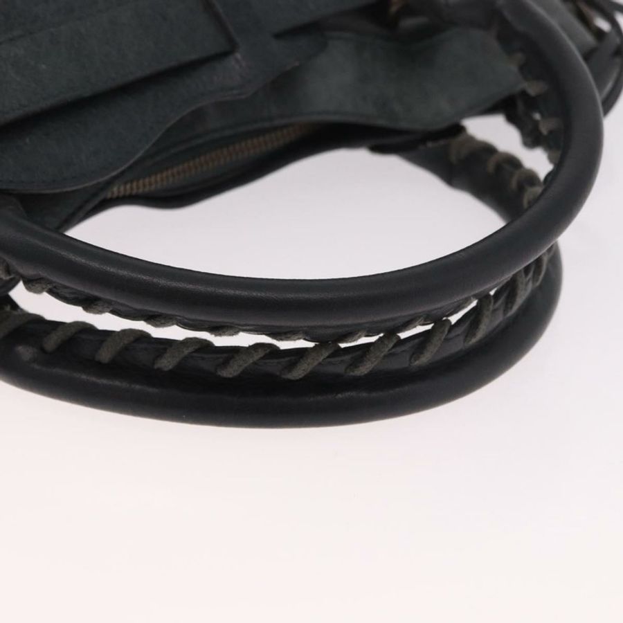 【日本直送】BALENCIAGA The First 手提包 皮革 2way 綠色 103208 正品 183631V-6