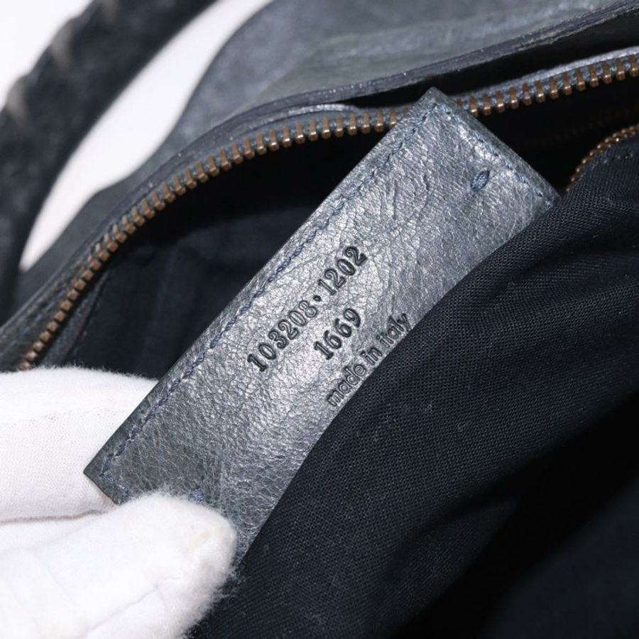 【日本直送】BALENCIAGA The First 手提包 皮革 2way 綠色 103208 正品 183631V-10