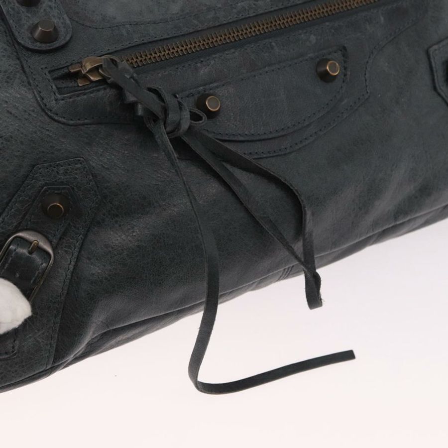 【日本直送】BALENCIAGA The First 手提包 皮革 2way 綠色 103208 正品 183631V-18