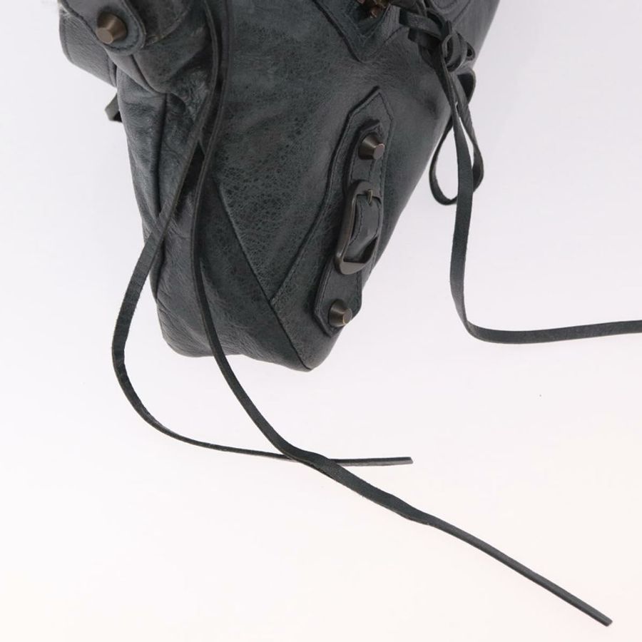 【日本直送】BALENCIAGA The First 手提包 皮革 2way 綠色 103208 正品 183631V-19