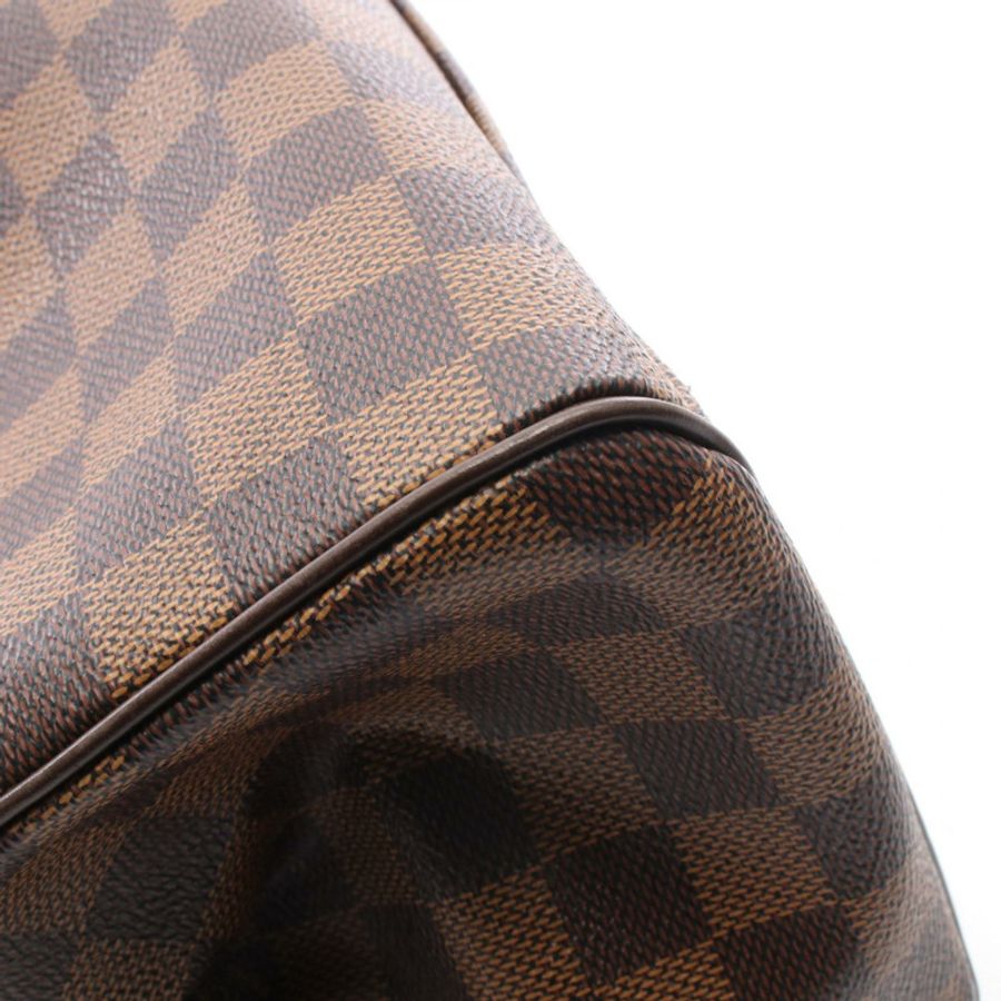 路易威登 Trevi PM Damier Ebene 2WAY 手提包 N51997 PVC塗層帆布皮革棕色二手女士-5