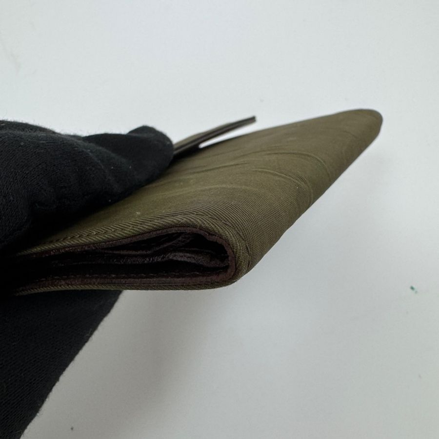 【赫蒂國際精品】Prada Tessuto 軍綠色尼龍錢包 vintage 二手 中古 短夾-21