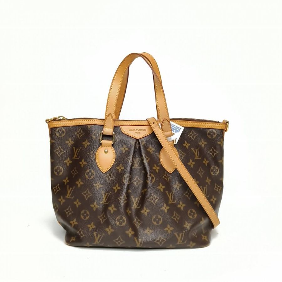 LOUIS VUITTON Palermo帕拉蒙小號29老花PVC2011肩背包-0