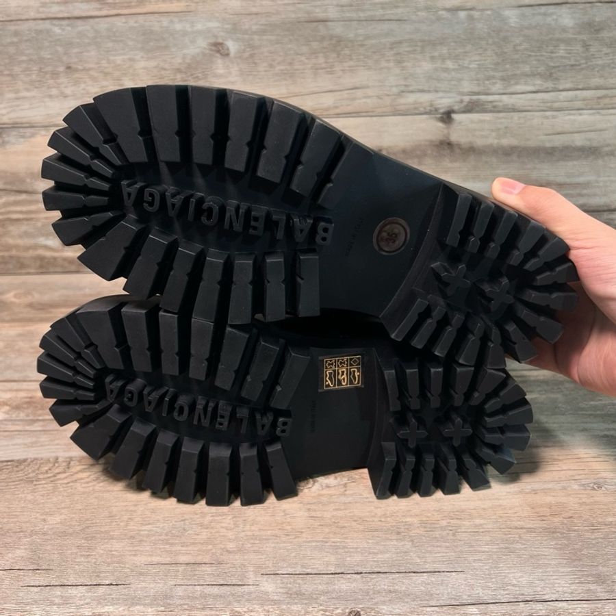 Balenciaga 巴黎世家 Strike 黑色 厚底 馬丁靴 短靴 35碼-7