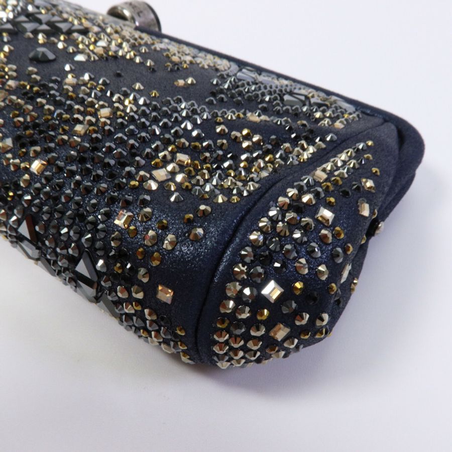 CHANEL 山羊皮皮革/水晶Metiers d'Art Crystal Clutch手拿包-11